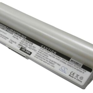 White Battery For Asus Eee Pc 701, Eee Pc 701c, Eee Pc 800 7.4v, 6600mah - 48.84wh
