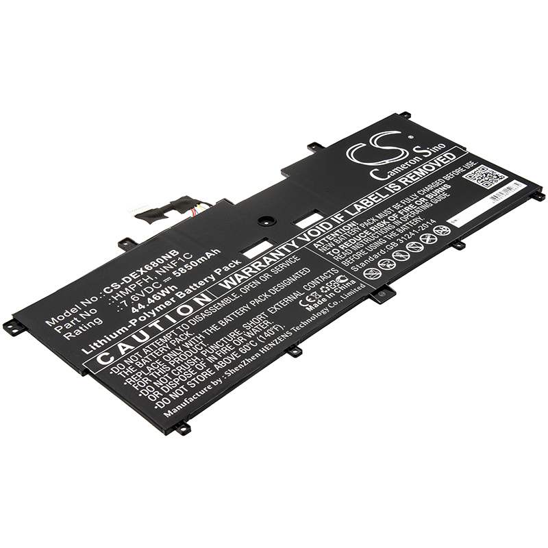 Dell XPS 13-9365 Replacement Battery 7.6V 5850mAh