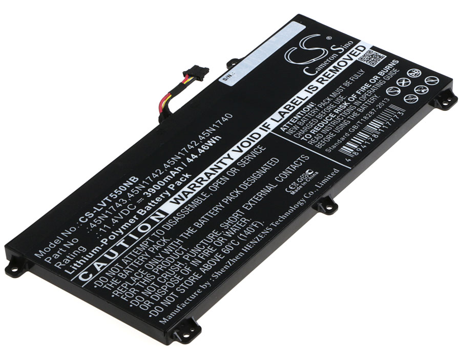 Lenovo ThinkPad T550 11.4V Replacement Battery 45N1743