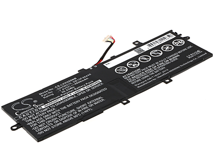 Lenovo ThinkPad Helix 2 Replacement Battery 7.4V 4800mAh