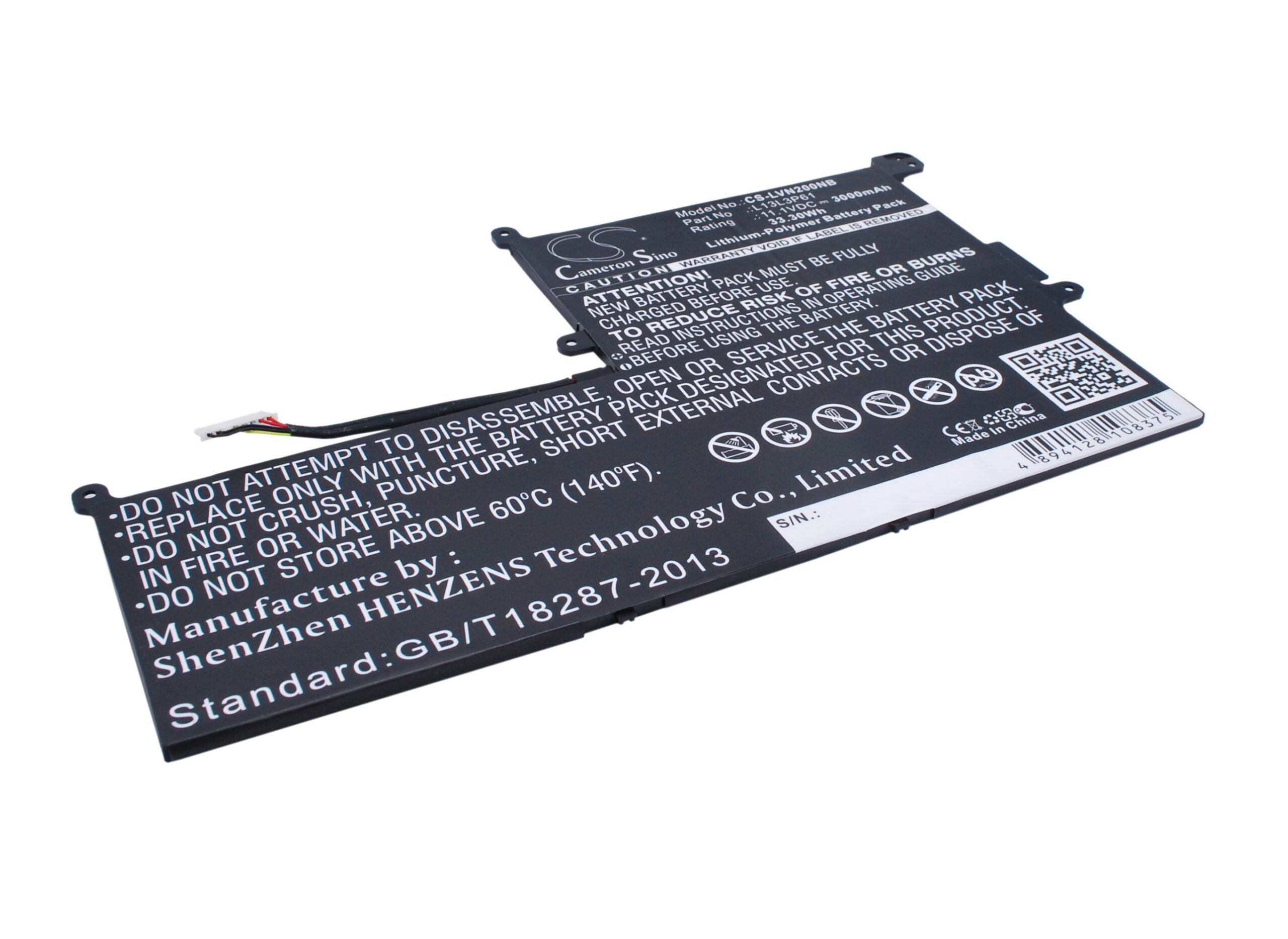 Lenovo Chromebook 11.6 Replacement Battery 3000mAh
