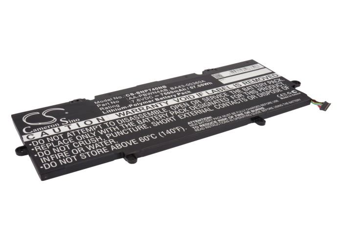 Samsung 530U4E 730U3E 740U3E Replacement Battery 7500mAh