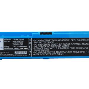Battery For Samsung Np-n310, Np-n310-ka03, Np-n310-ka04 7.4v, 6600mah - 48.84wh