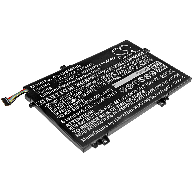 01AV445 Lenovo Replacement Battery 11.1V 4000mAh