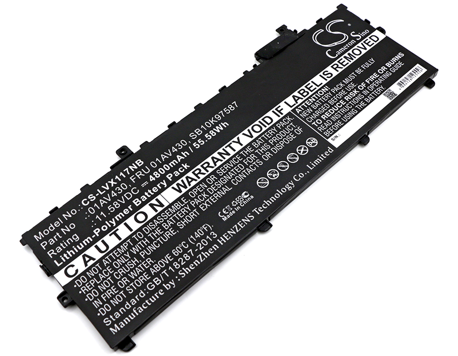 Lenovo ThinkPad X1 Carbon 2017 01AV430 Replacement Battery 11.58V 4800mAh