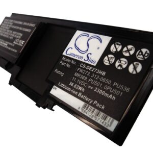 DELL LATITUDE XT2 BATTERY 0PU501 Replacement Battery 3300mAh