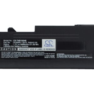 Toshiba Netbook NB100 Replacement Battery 7.2V 4400mAh