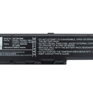 Toshiba Satellite A70 PA3383 Replacement Battery 14.8V 4400mAh