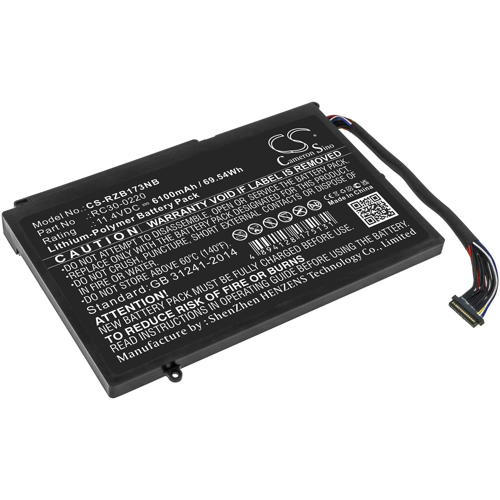 Razer RC30-0220 Notebook/Laptop Replacement Battery 6100mAh