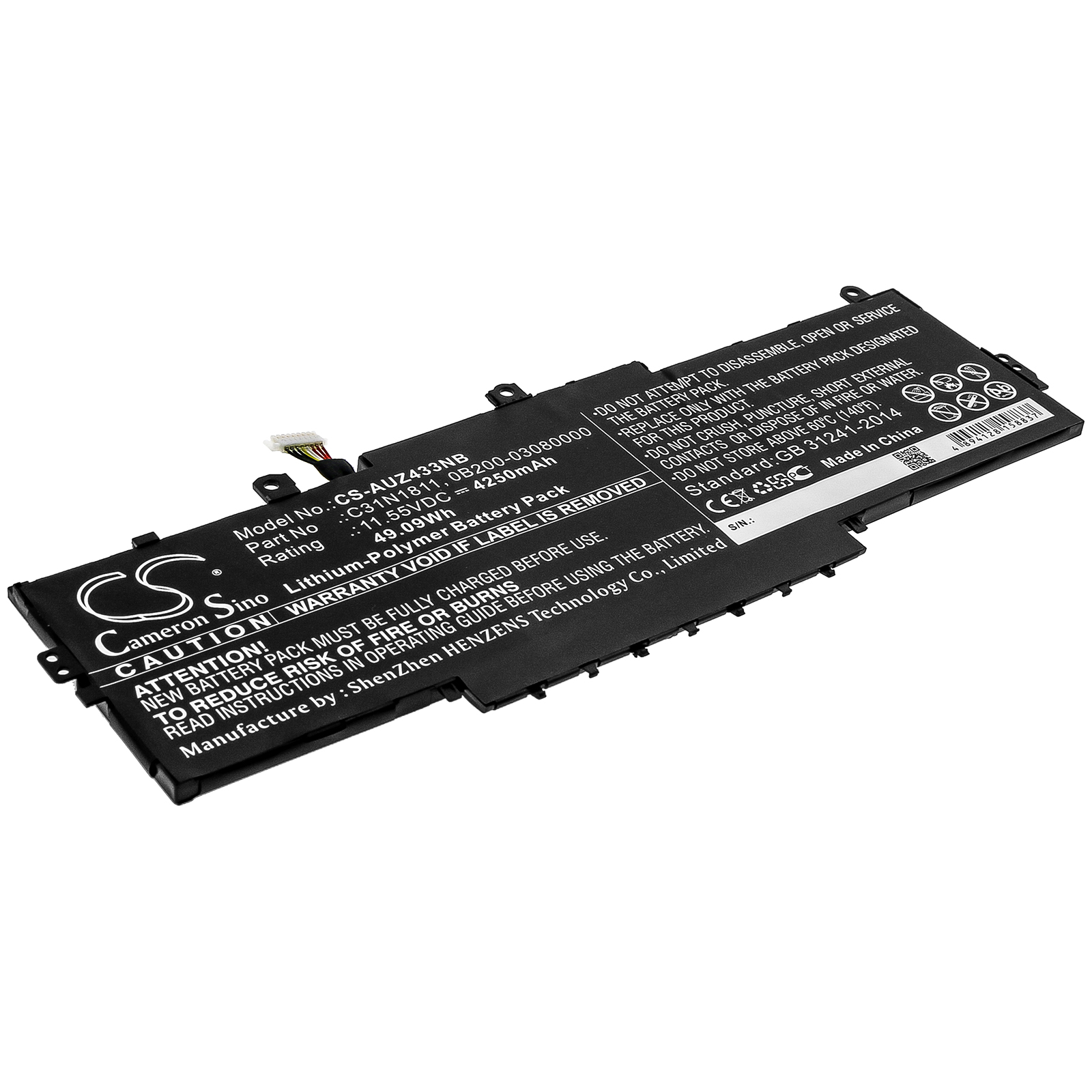 Asus BX433FN Deluxe 13 Deluxe14 Replacement Battery 4250mAh