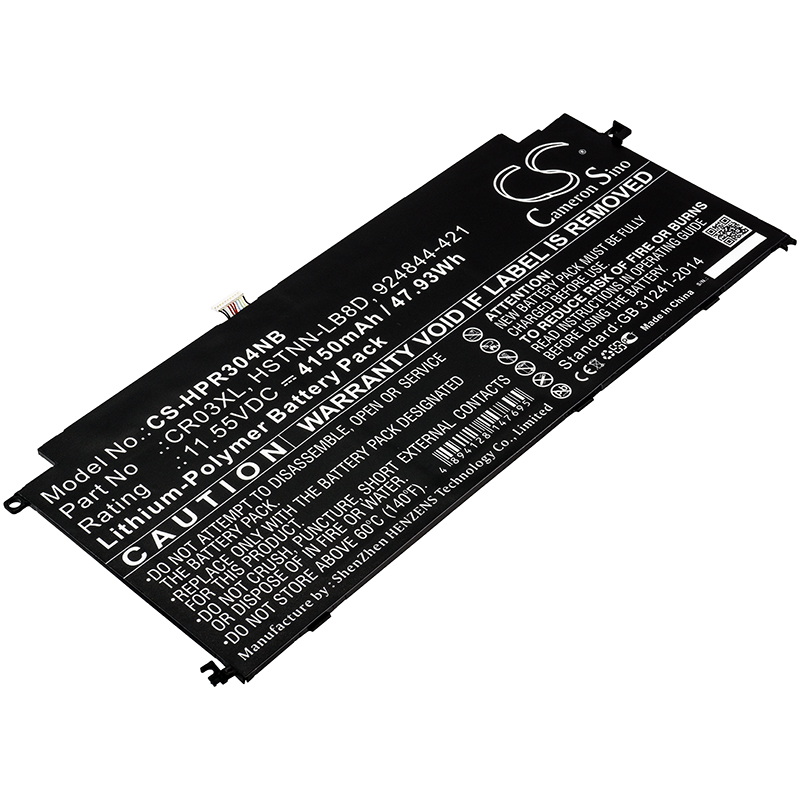 HP CR03XL ENVY 12-g000 x2 Replacement Battery 11.55V