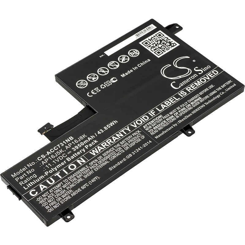 AP16J5K Acer Chromebook 11 N7 Compatible Battery 11.1V 3950mAh