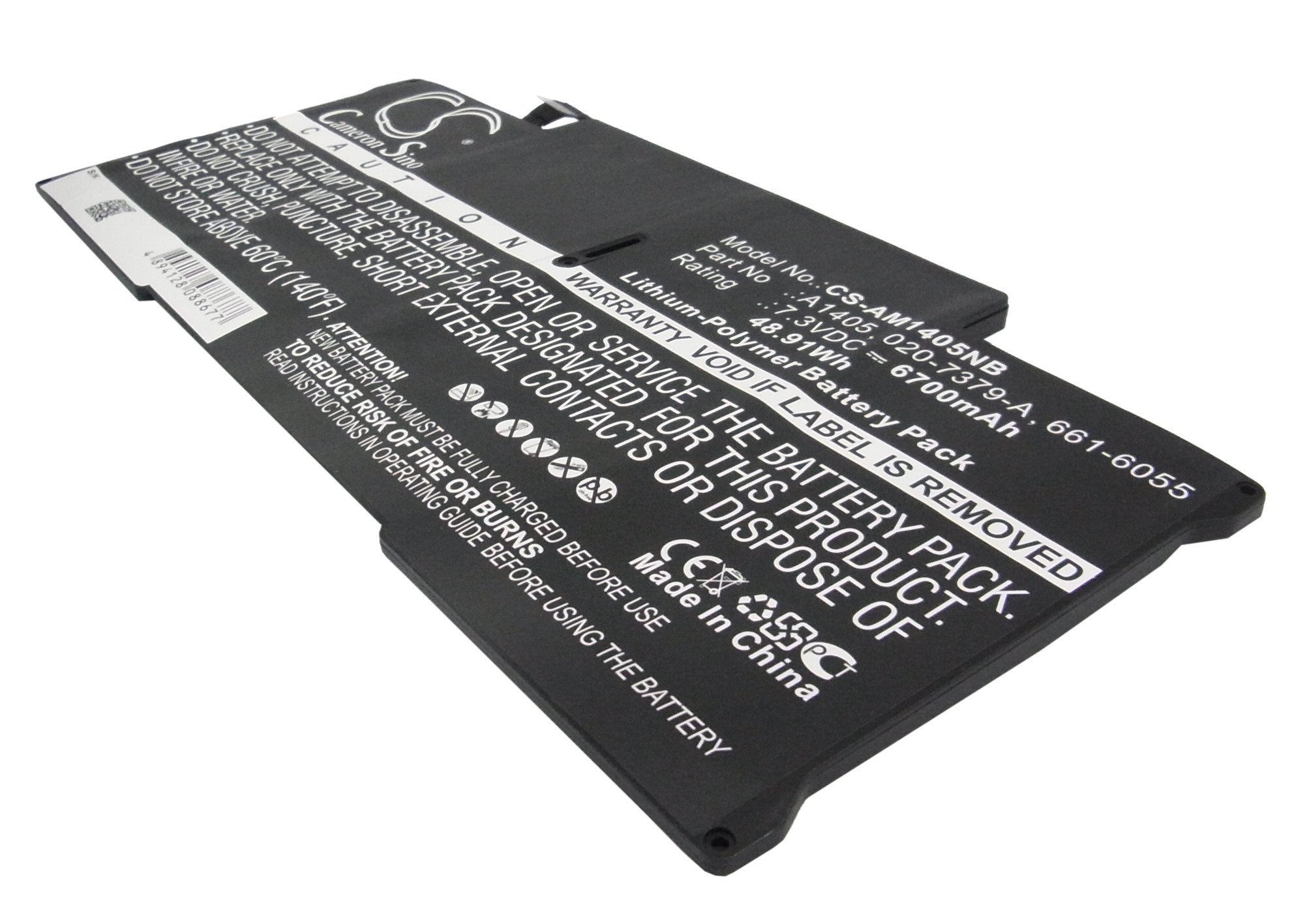 Apple 020-7379-A MacBook Series Replacement Battery 7.3V 6700mAh