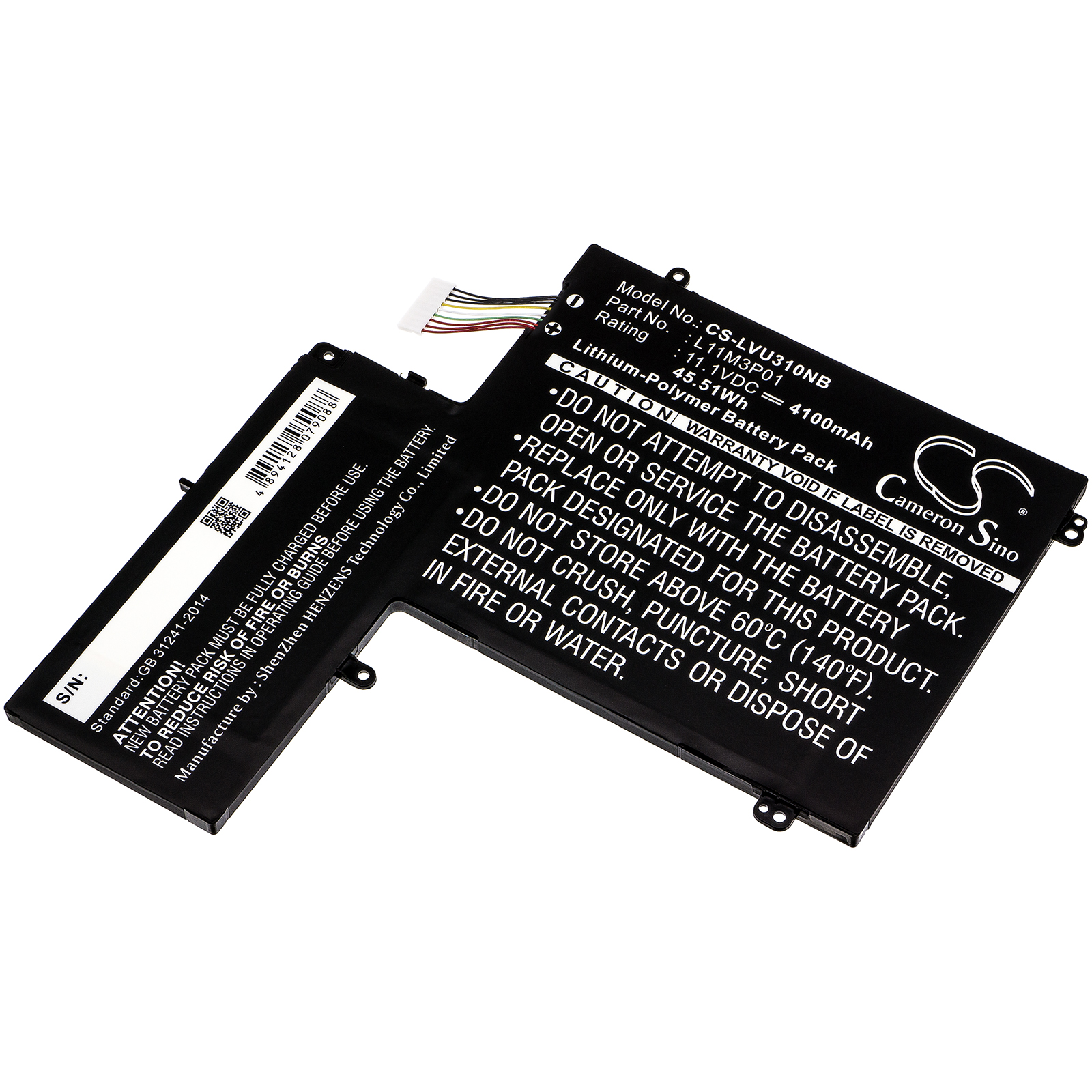 Lenovo L11M3P01 IdeaPad & ThinkPad Replacement Battery 4100mAh