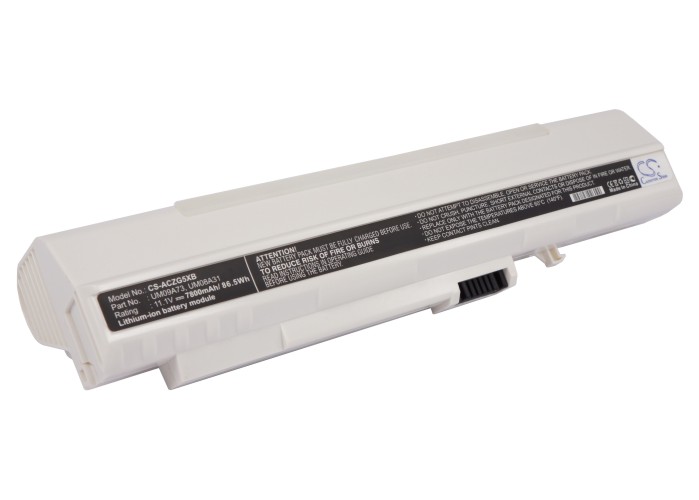 Acer r Aspire One A150X Replacement Battery 11.1V 7800mah