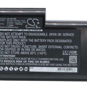Toshiba PA3258, PA3258U, PA3258U-1BAS, PA3258U-1BRS, PA3259, PA3259U, PA3259U-1BAS, PA3259U-1BRS, PABAS034 CS-TOV7HB