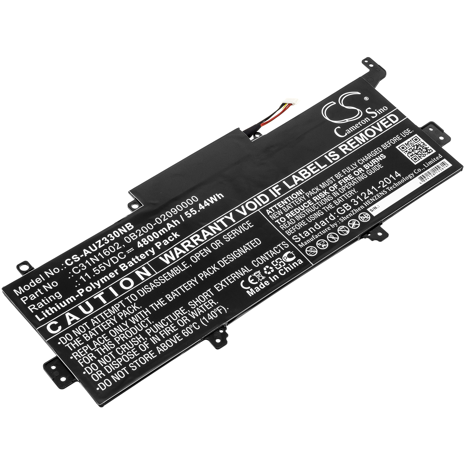 Asus Zenbook UX330UA Replacement Battery 4800mAh