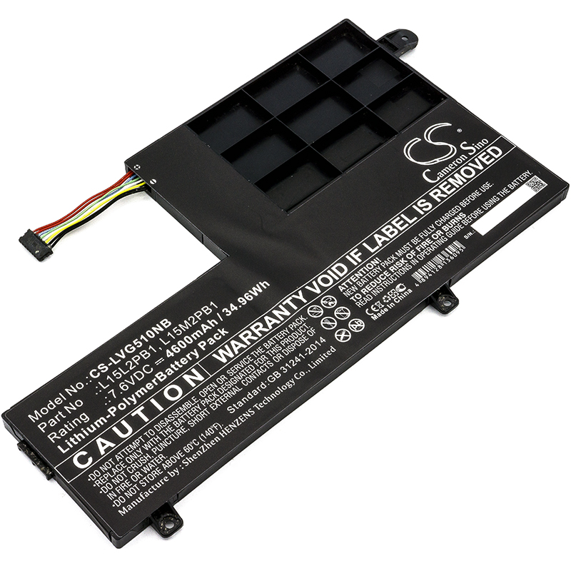 Lenovo Yoga 510 L15L2PB1 Replacement Battery 7.6V 4600mAh