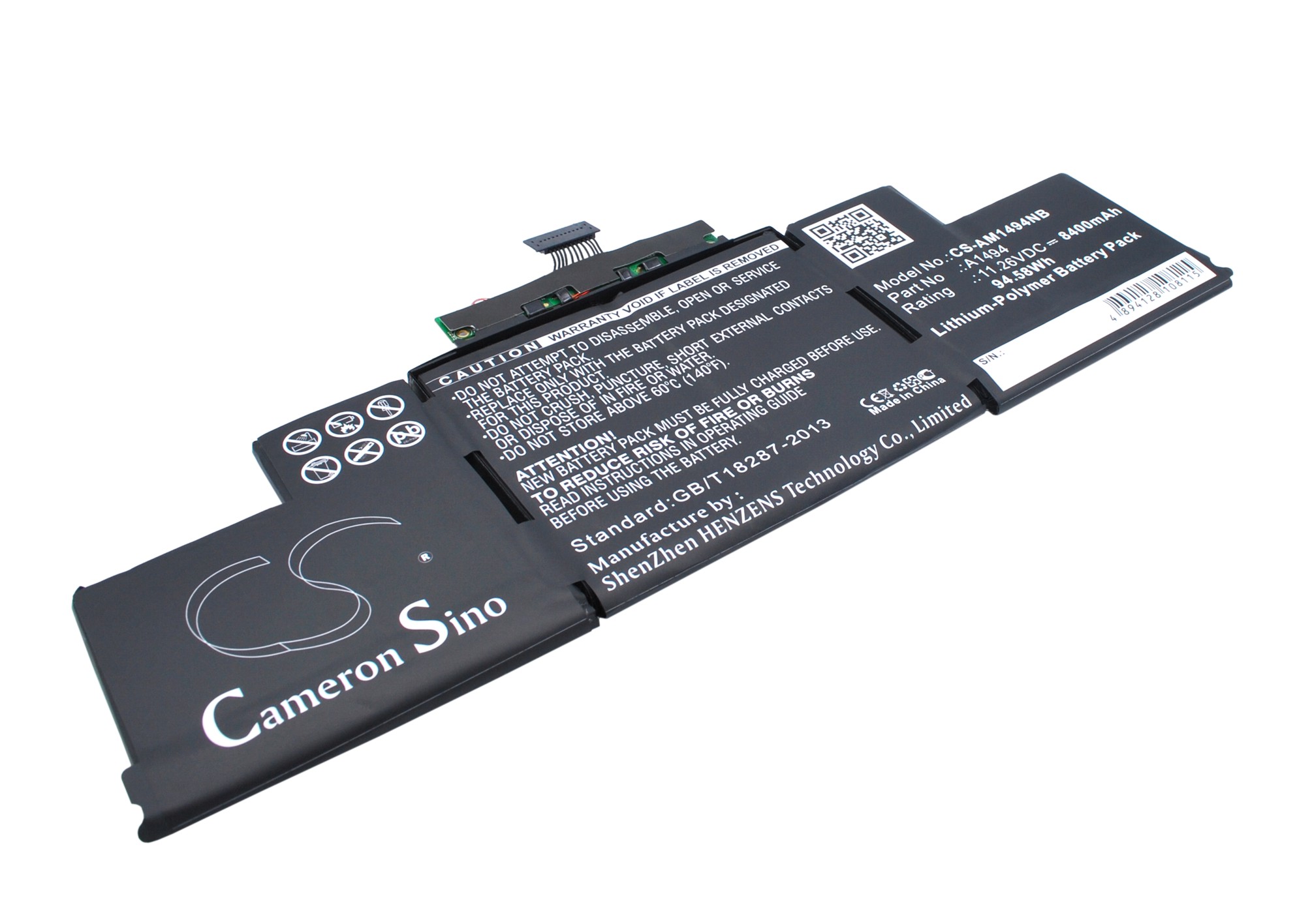 APPLE MACBOOK PRO RETINA DISPLAY 15" ME293 ME294 A1494 Replacement Battery