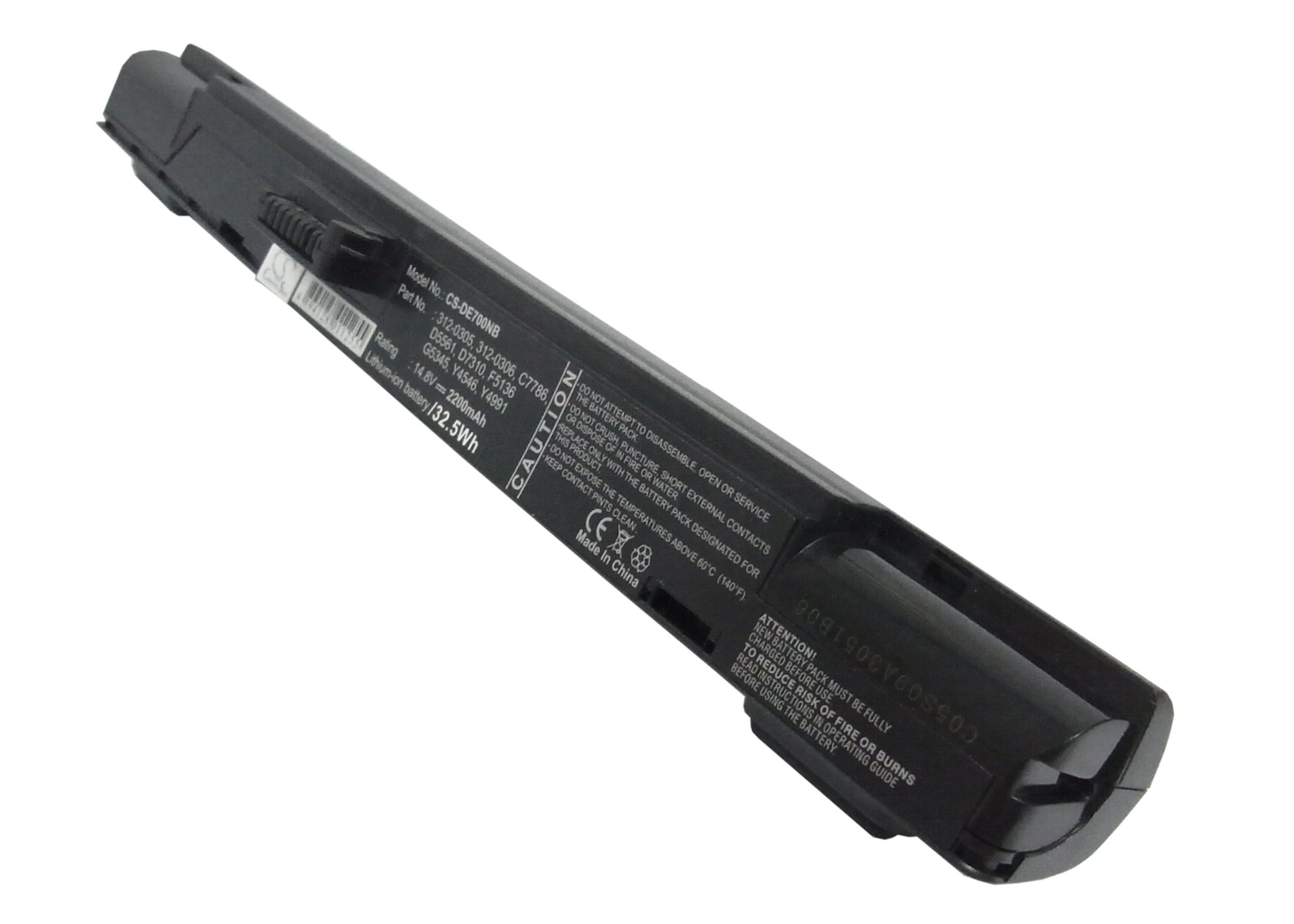 Dell Inspiron 700m 14.8V Replacement Battery 312-0305