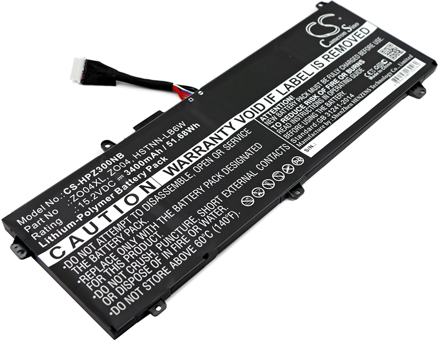 HP 808396-421 Notebook/Laptop Replacement Battery 3400mAh