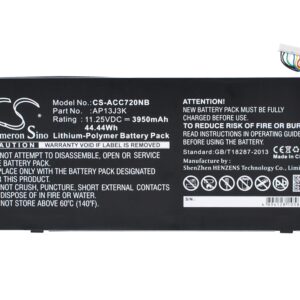 Acer Chromebook 11.6" AP13J3K Compatible Battery 11.25V 3950mAh