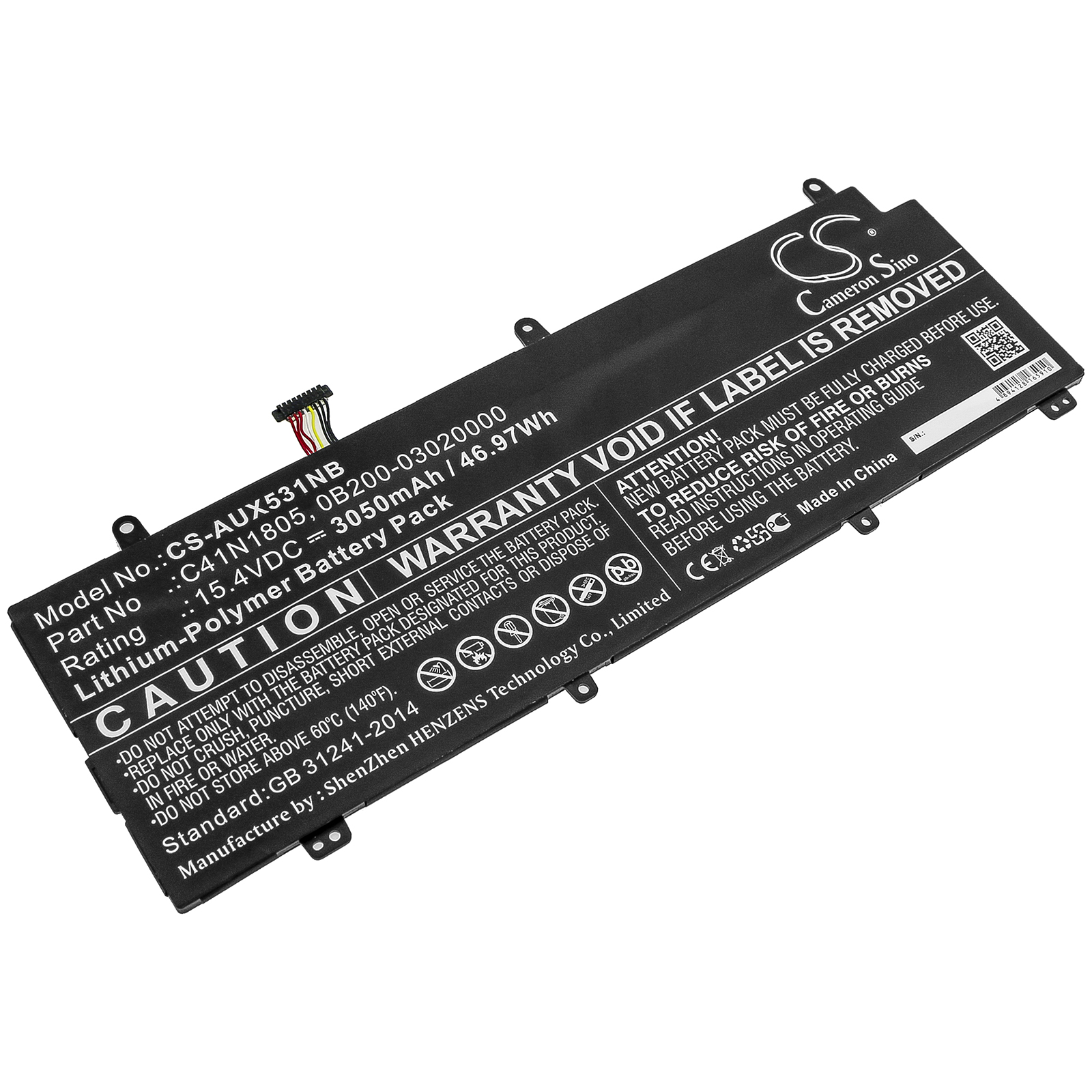 Asus ROG Zephyrus S GX531 Replacement Battery 3050mAh