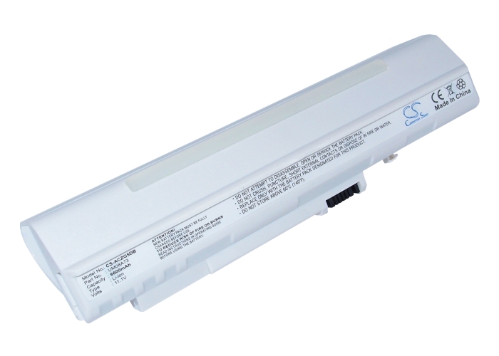 Acer r Aspire One A150X Replacement Battery 11.1V 6600mah