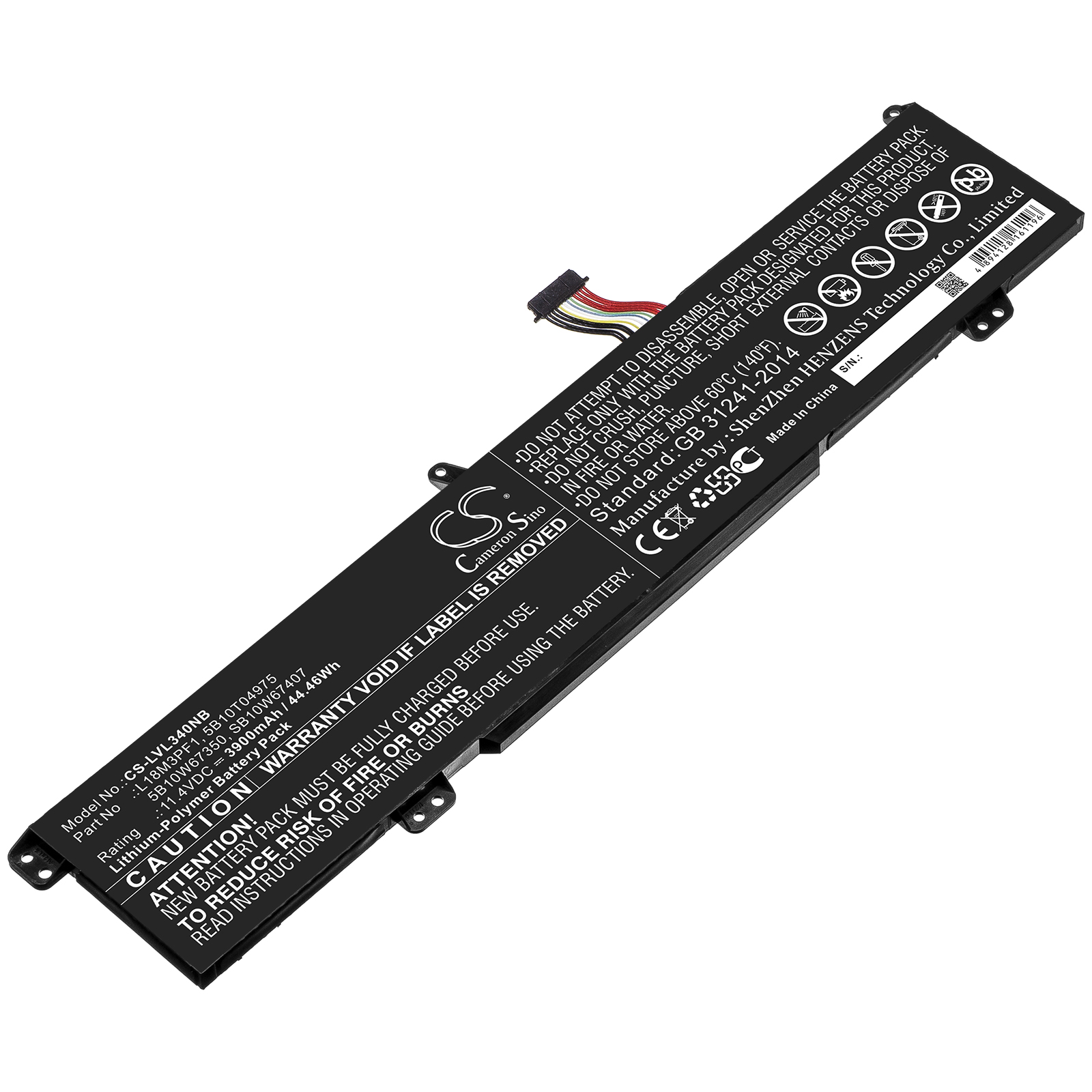 Lenovo IdeaPad L340-15IRH Replacement Battery 11.4V 3900mAh