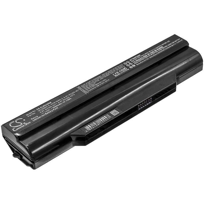 Clevo W230 Hasee CW23S05 Replacement Battery 5200mAh