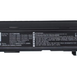 Toshiba Satellite A80-116 Replacement Battery 10.8V 6600mAh