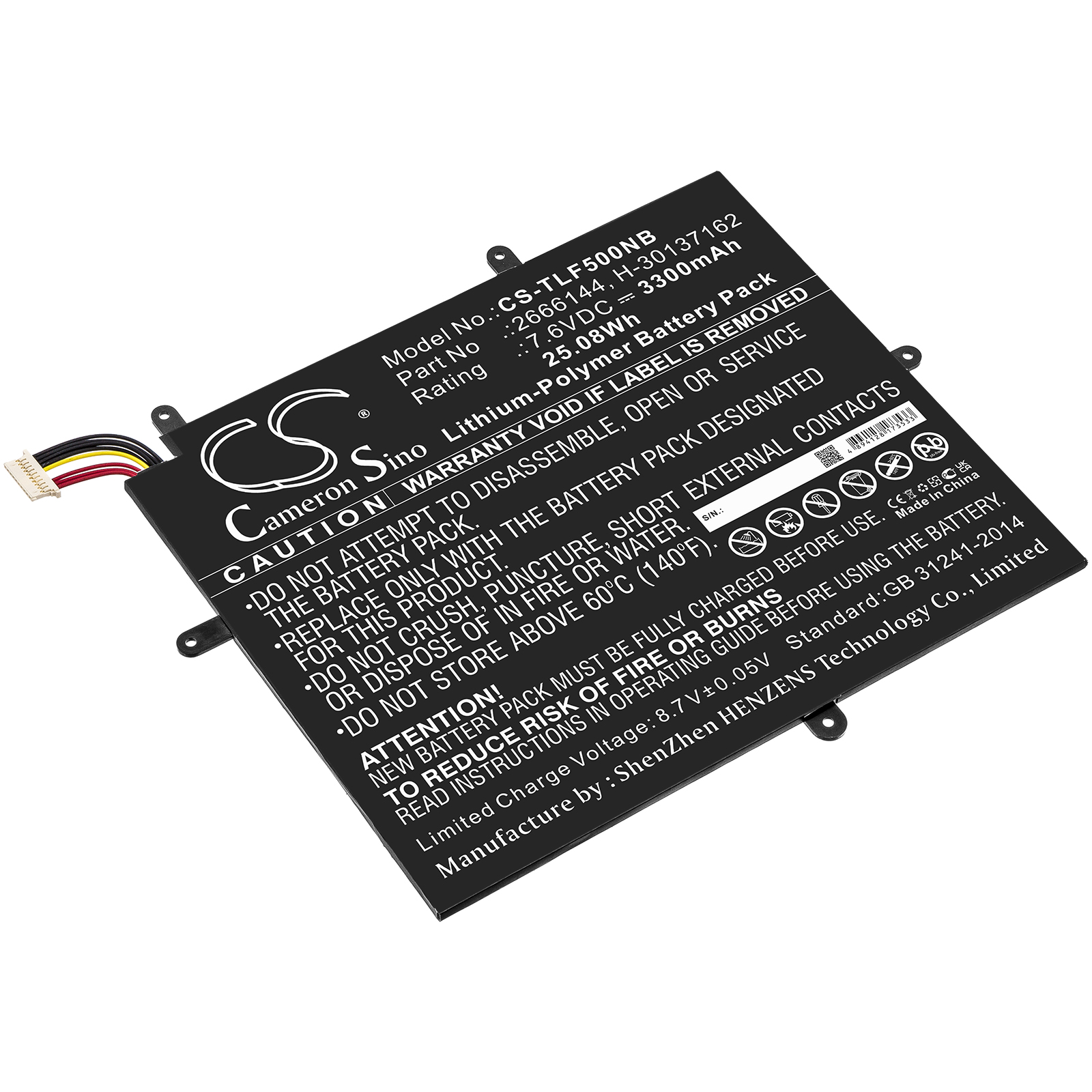JUMPER Ezbook X1 Replacement Battery 7.6V 3300mAh