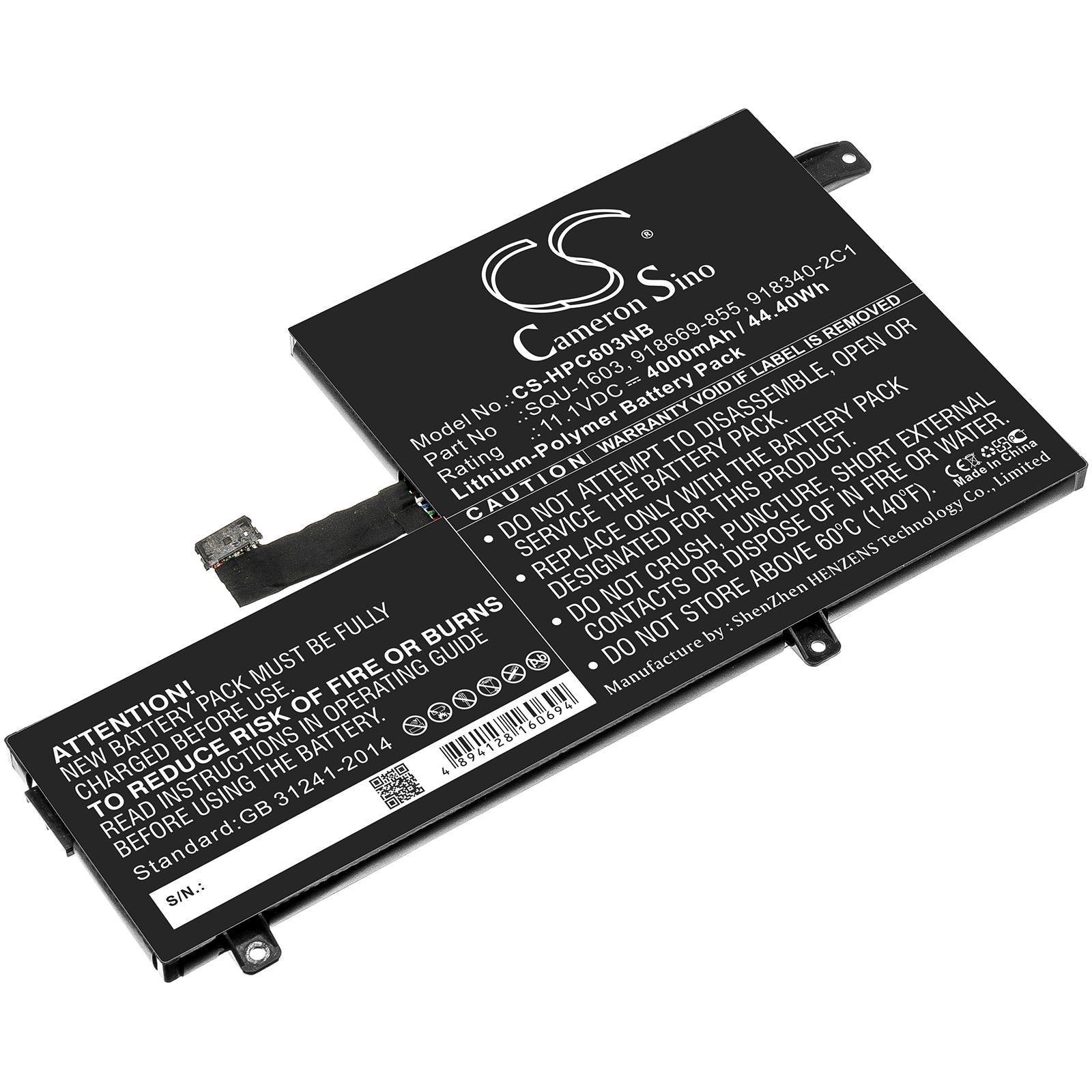 HP Chromebook 11 G5 Replacement Battery 11.1V 4000mAh