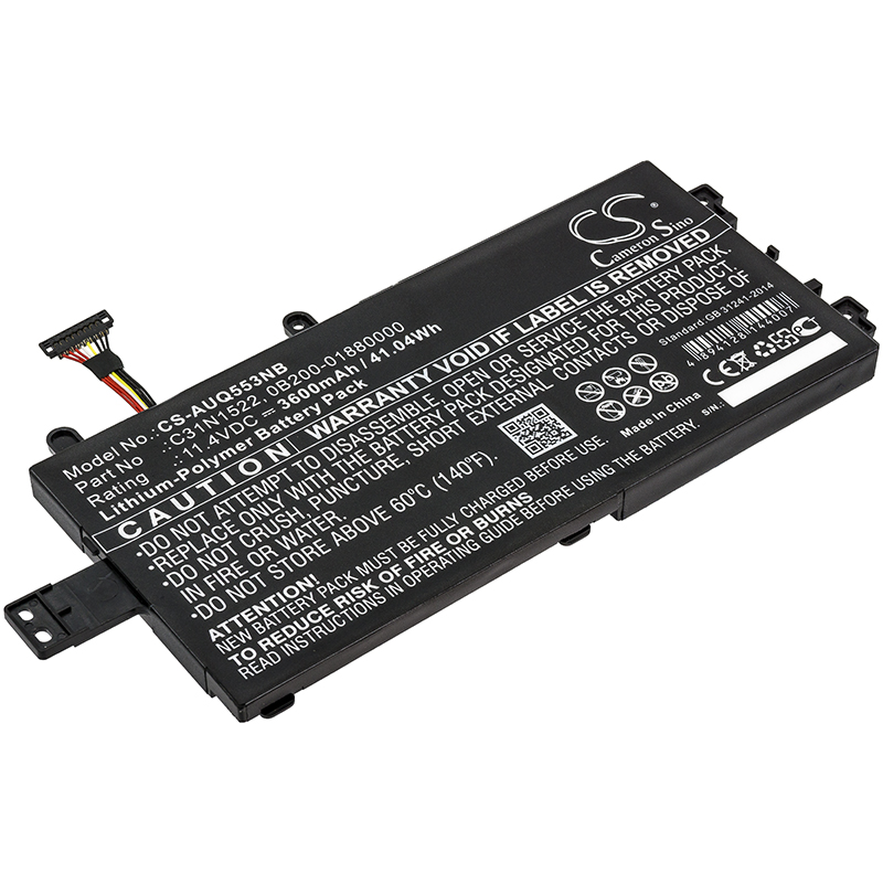Asus Q553U 0B200-01880000 Replacement Battery 11.4V 3600mAh