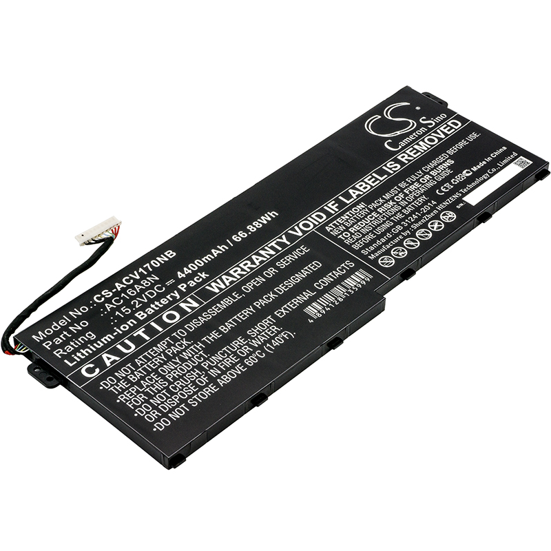 Acer AC16A8N Notebook/Laptop Replacement Battery 4400mAh