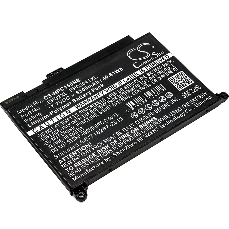 BP02XL HP Pavilion 15 Replacement Battery 7.7V 5300mAh
