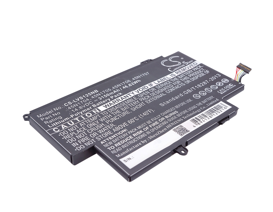 45N1705 Lenovo Replacement Battery 14.8V 3150mAh