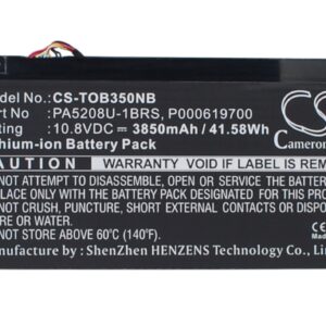 Toshiba CB30-B CB35-A3120 Replacement Battery 10.8V 3850mAh