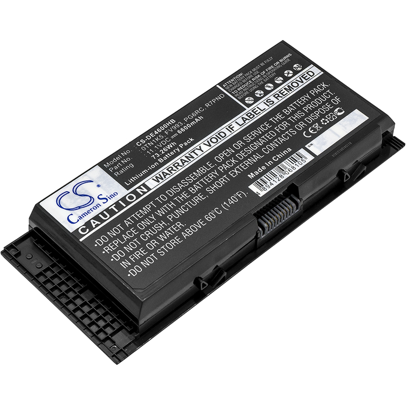 5V19F DELL Replacement Battery 11.1V 6600mAh
