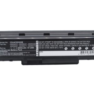Gateway NV52 Replacement Battery 11.1V 8800mAh AS09A31