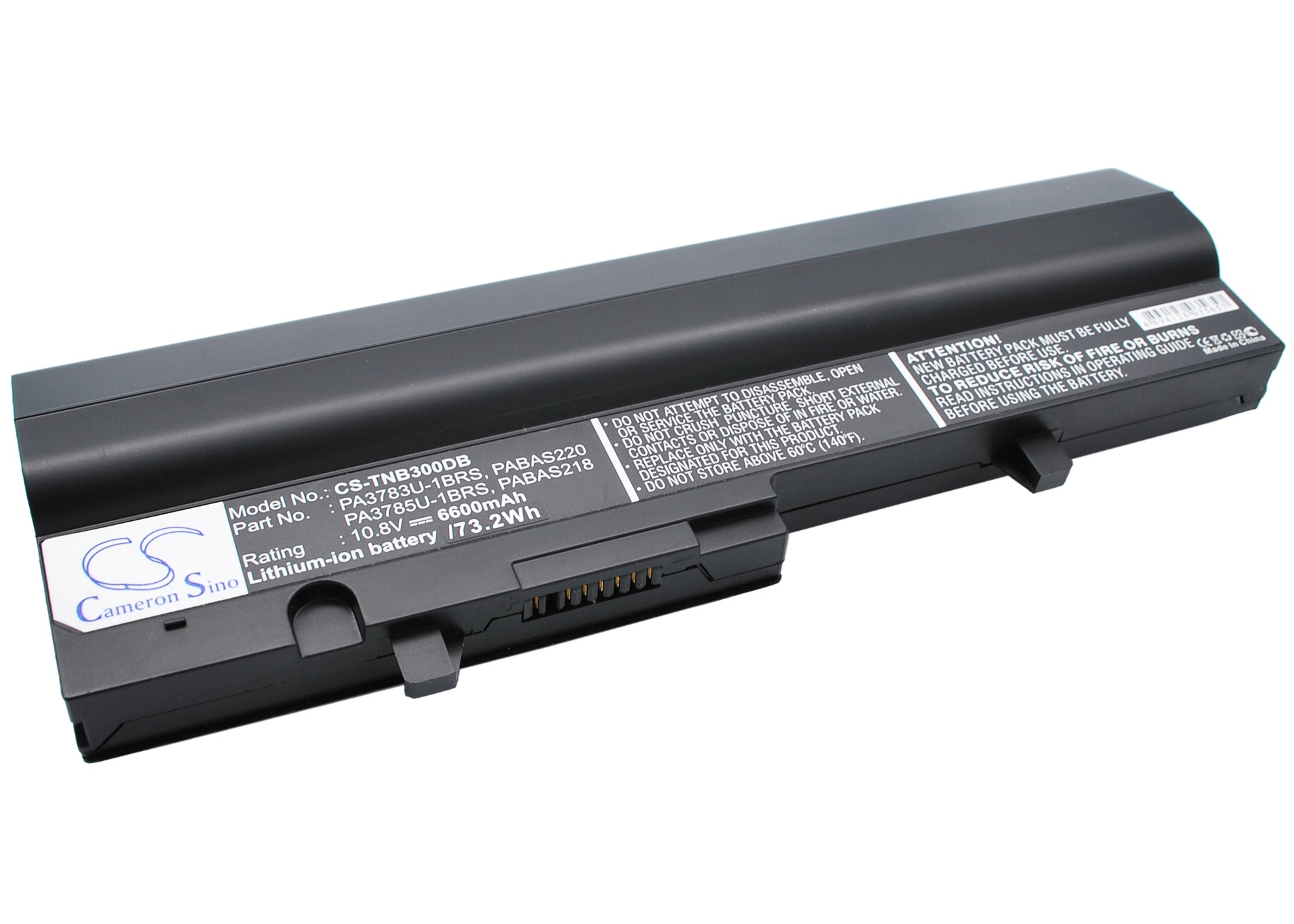 Toshiba Satellite NB300 Replacement Battery 10.8V 6600mAh