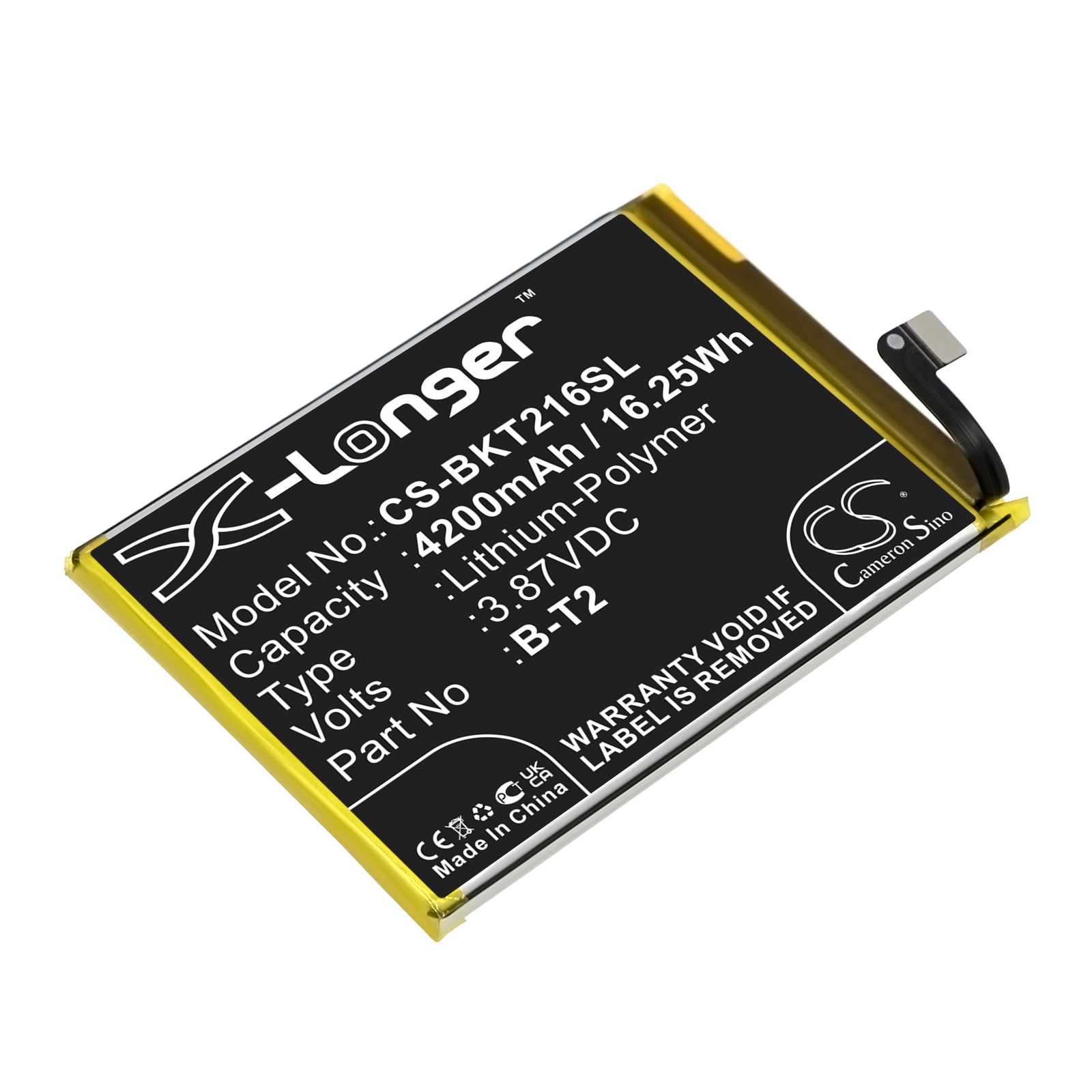 VIVO S12 Pro V2163A B-T2 Replacement Battery 4200mAh