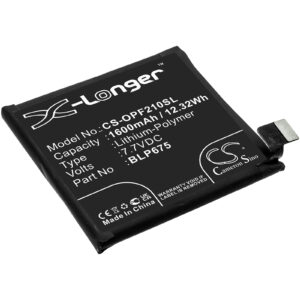OPPO BLP675 Mobile/SmartPhone Replacement Battery 1600mAh