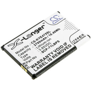 Kyocera DuraTR E4750 Replacement Battery 2700mAh