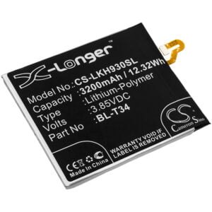 LG V30 BL-T34 Replacement Battery 3.85V 3200mAh