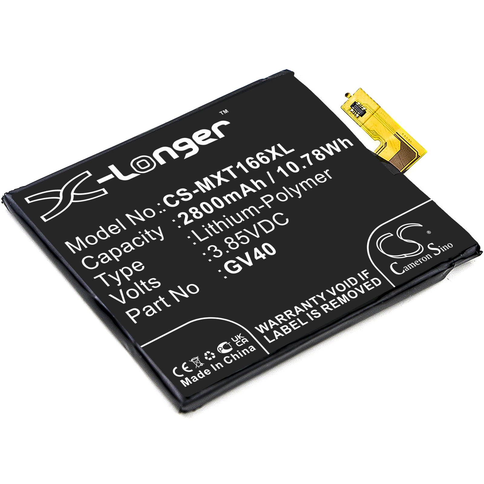 Motorola Moto Z Force Replacement Battery 3.85V 2800mAh
