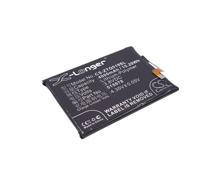 ZTE 515978 Mobile/SmartPhone Replacement Battery 4000mAh