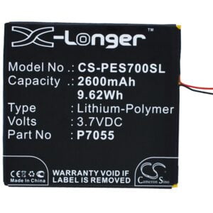 Posh Equal P7055 Compatible Battery 3.7V 2600mAh