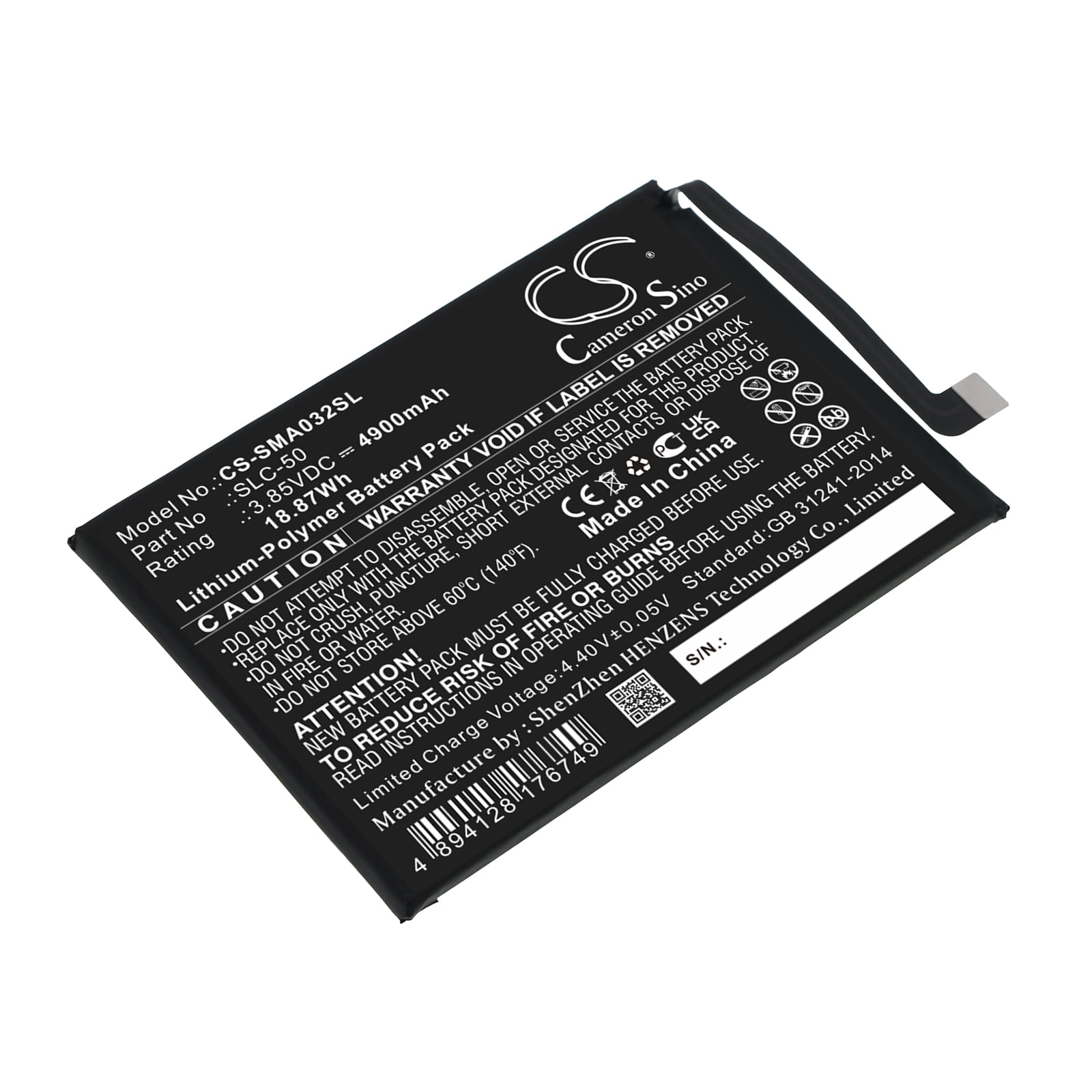 SLC 50 Samsung Replacement Battery 4900mAh