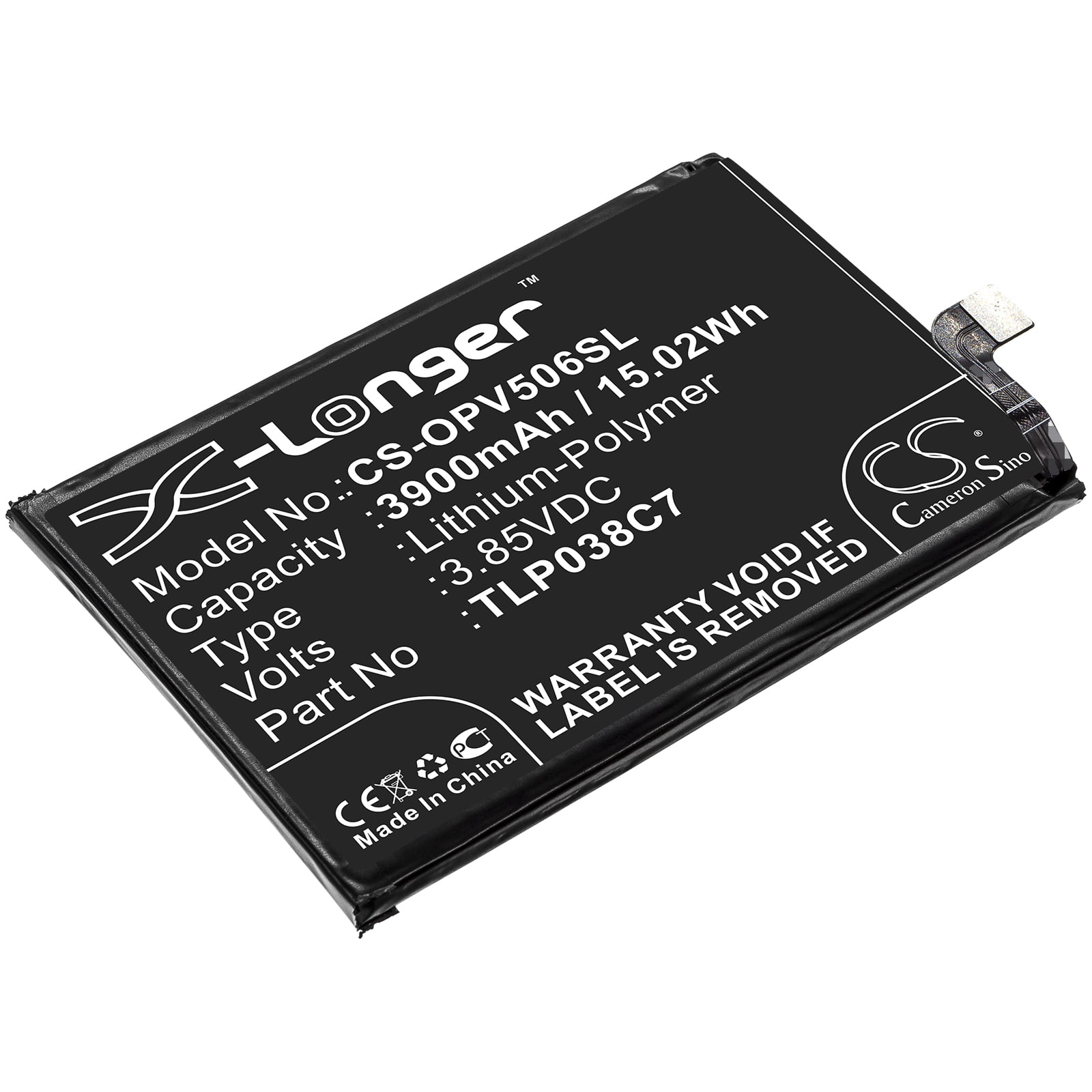 TLP058C7 Alcatel 5V OT-5060A OT-5060D Replacement Battery